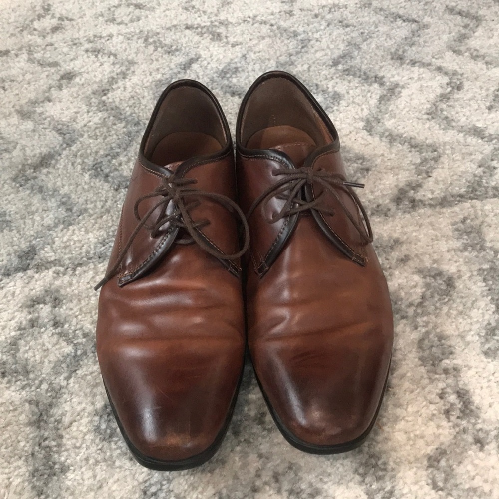 Aldo Dark Brown Dress Shoes